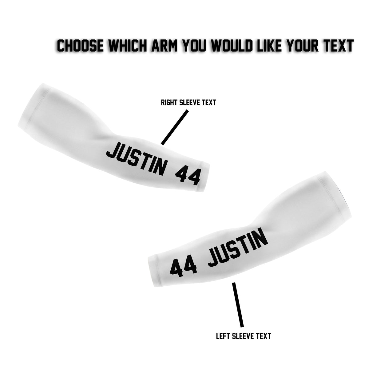 Custom Arm Sleeve, Personalized Arm Sleeve, Compression Arm Sleeve, Adult and Youth sizes